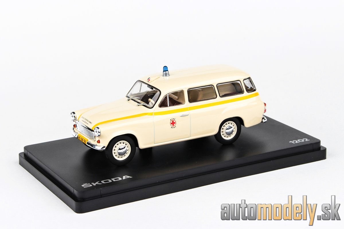 Abrex - Škoda 1202 (1964) Sanitka MÚNZ Brno - 1:43