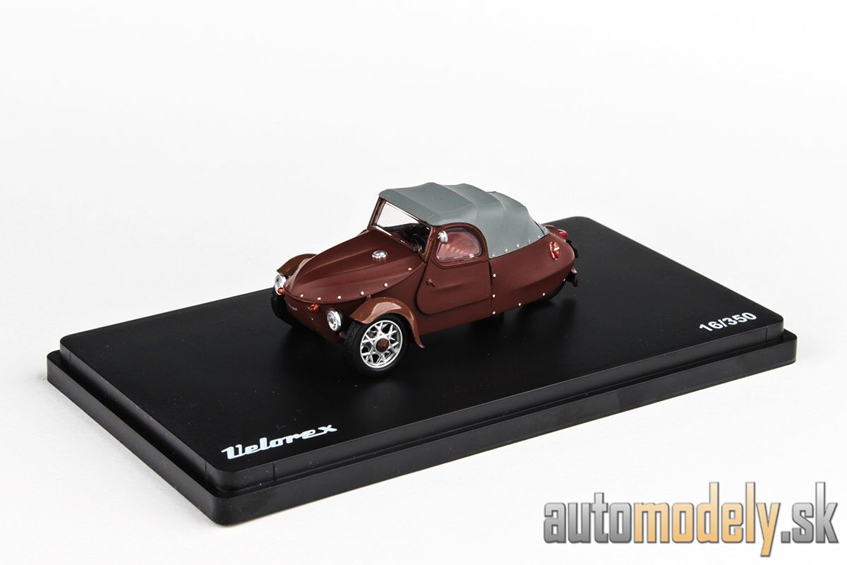 Abrex - Velorex 16/350 (1966) Hnedá/Šedá/Hnedá - 1:43