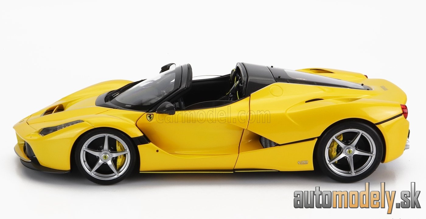 BBR-MODELS - FERRARI - LAFERRARI APERTA SPIDER 2016 (NERO DAYTONA - BLACK) - 1:18