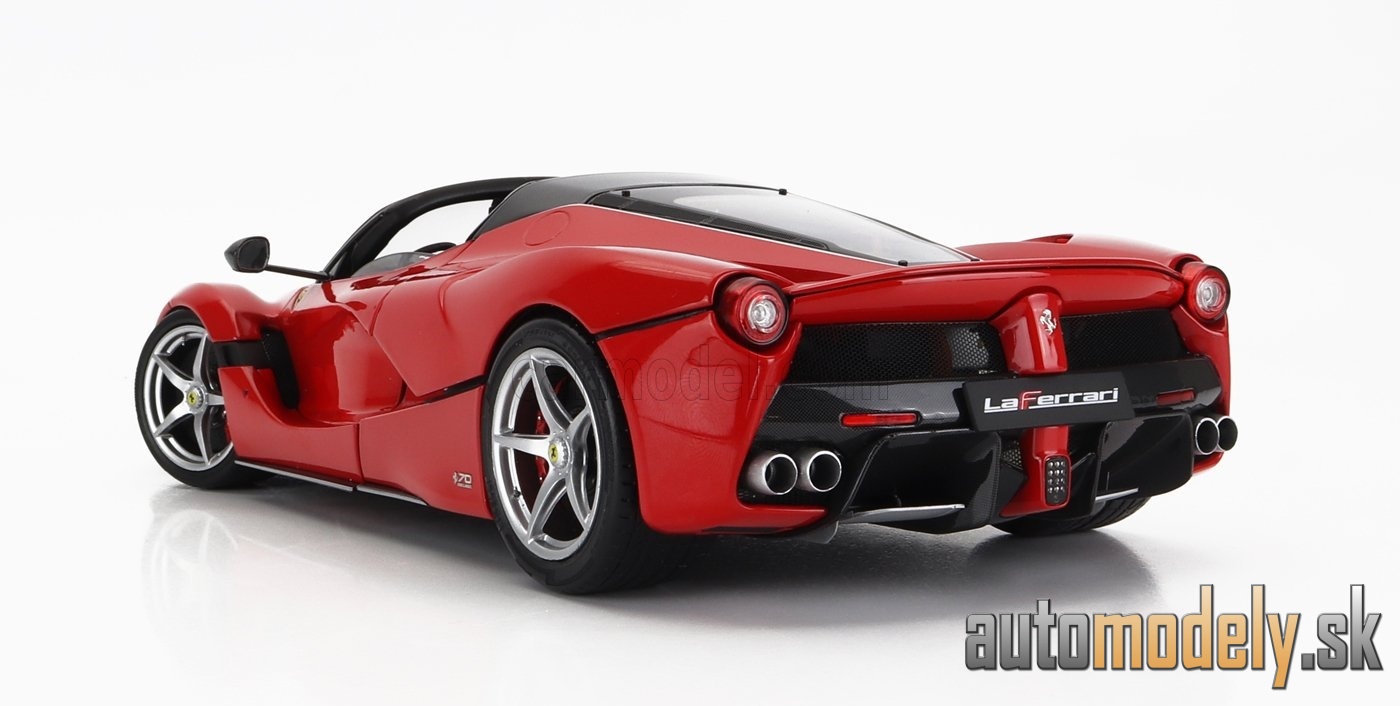 BBR-MODELS - FERRARI - LAFERRARI APERTA SPIDER 2016 (ROSSO CORSA 322 - RED) - 1:18