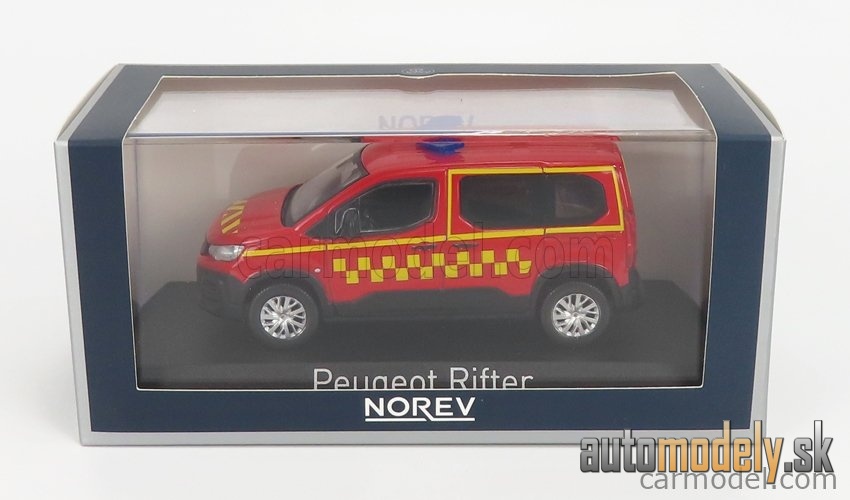 NOREV - PEUGEOT - RIFTERSAPEURS POMPIERS 2019 (RED YELLOW) - 1:43