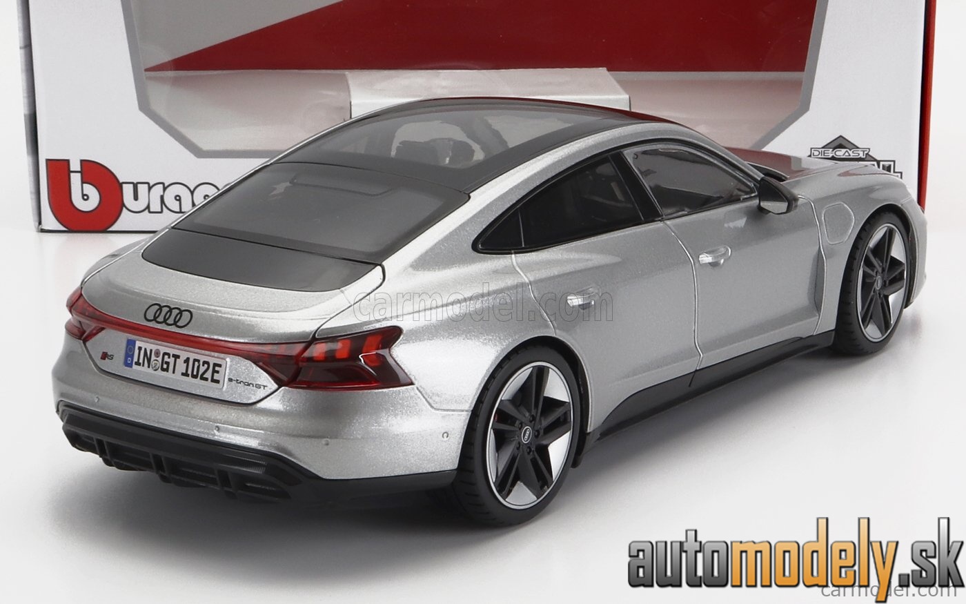 Bburago - AUDI - GT RS E-TRON 2022 - SILVER - 1:18