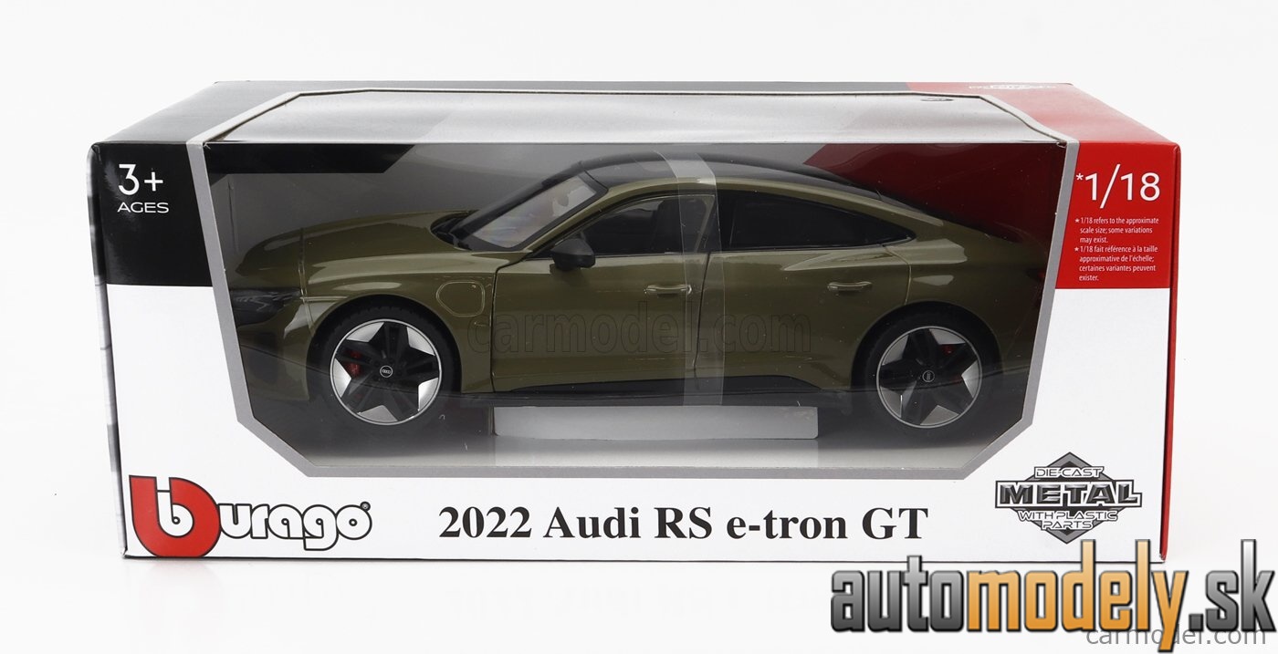 Bburago - AUDI - GT RS E-TRON 2022 - TACTITAL GREEN - 1:18