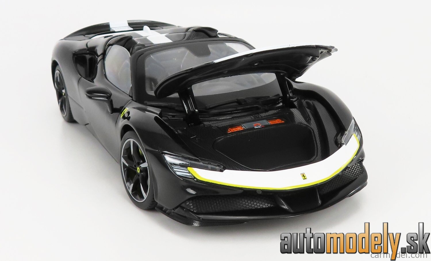 Bburago - FERRARI - SF90 STRADALE SPIDER ASSETTO FIORANO 2019 - BLACK - 1:18