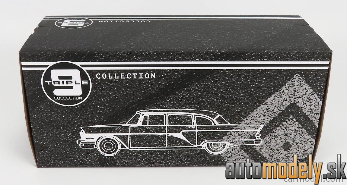 Triple9 - GAZ 13 Čajka 1959 zeleno biela - 1:18