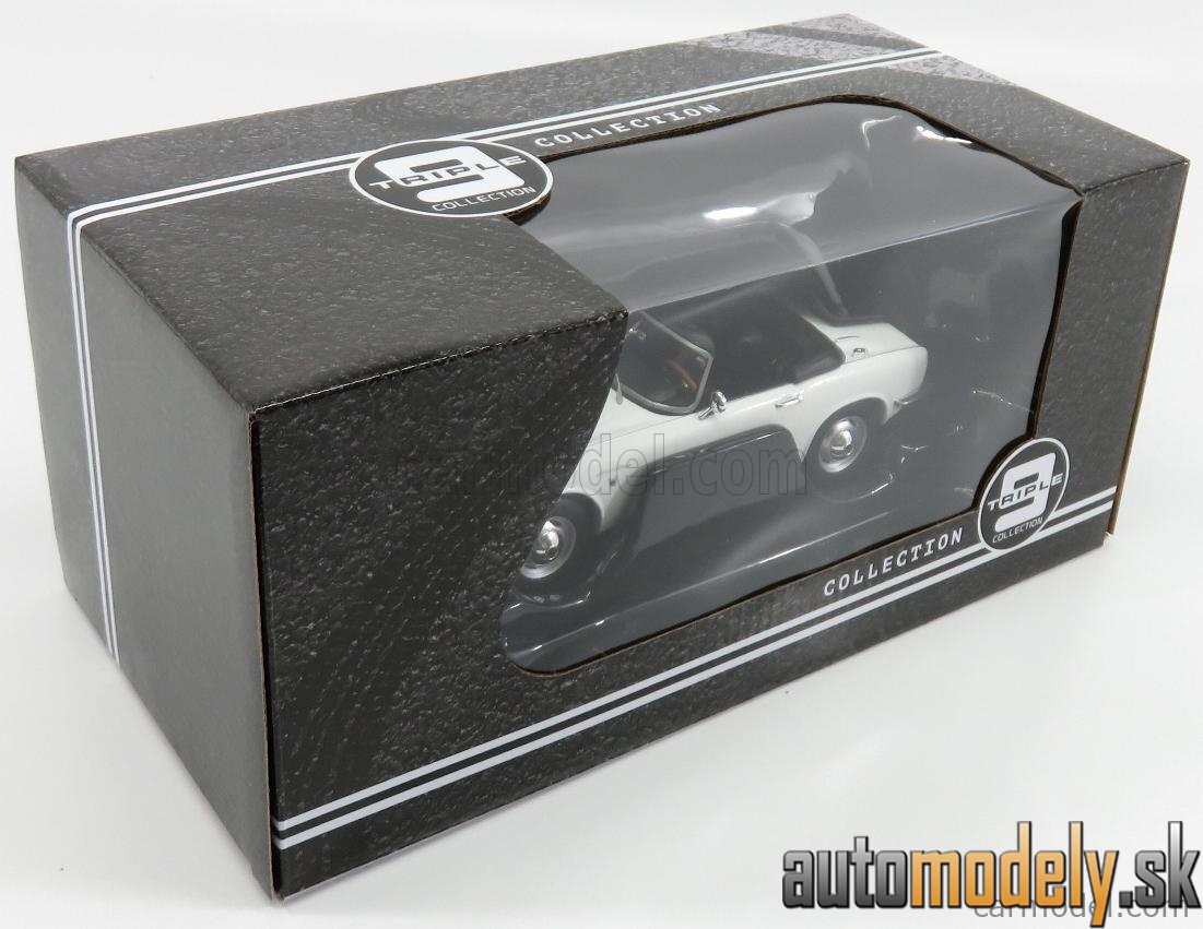 Triple9 - HONDA S800 SPIDER SOFT-TOP OPEN 1966 WHITE - 1:18