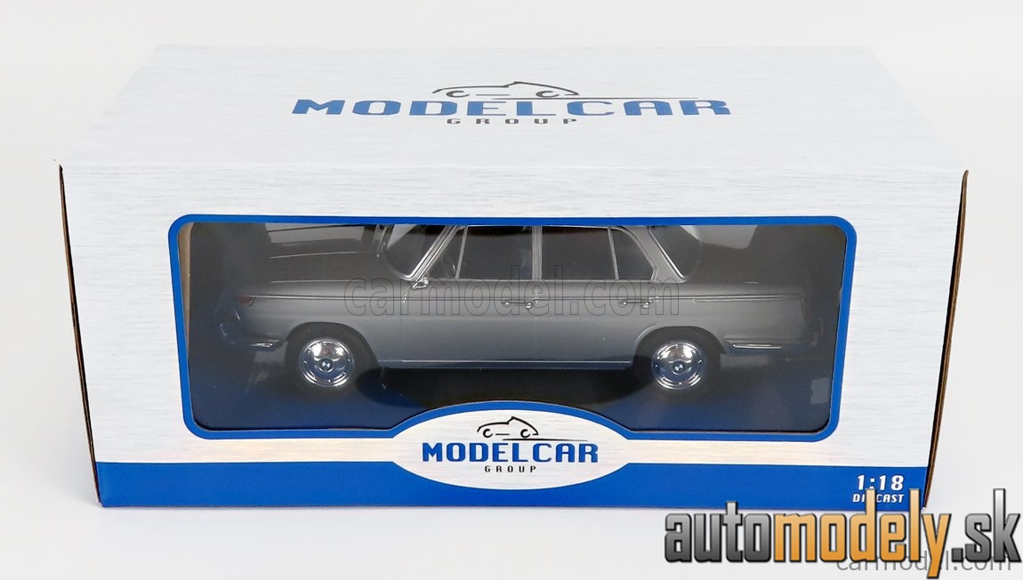 MCG - BMW 2000 (TYPE 121) 1966 SILVER - 1:18