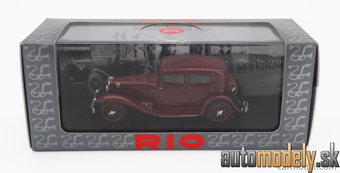 RIO - ALFA ROMEO 1750 BERLINA SCUDERIA FERRARI 1932 CHINA RED - 1:43