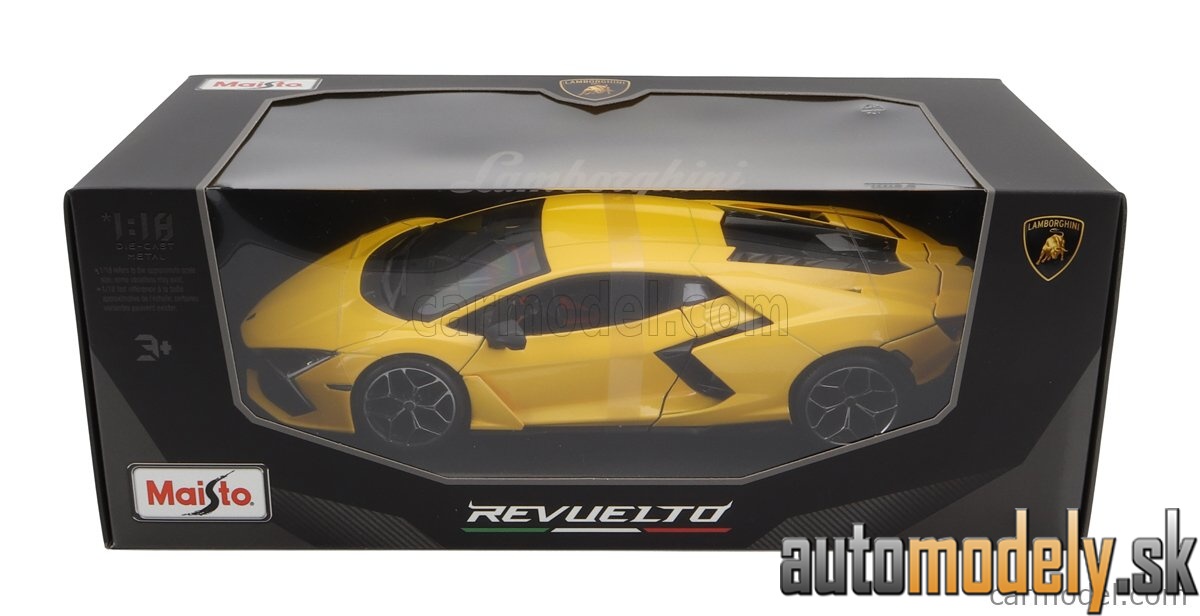 Maisto - LAMBORGHINI REVUELTO HYBRID 2023 YELLOW - 1:18