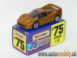 Matchbox No.75 - Ferrari F-50 - 1:59