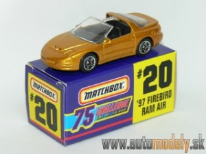 Matchbox - 1997 Pontiac Firebird Ram-Air - 1:64