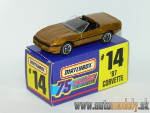 Matchbox No.14 - 1987 Chevrolet Corvette - 1:56