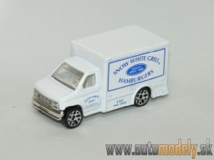 Matchbox - Ford Box Truck - Show White Grill Hamburgers - 1:80