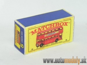 Replika Box - Matchbox Regular Wheels - No.5 London Bus