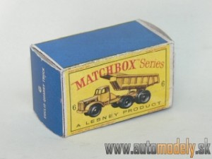 Replika Box - Matchbox Regular Wheels - No.6 Euclid Quarry Truck