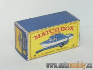 Replika Box - Matchbox Regular Wheels - No.9 Boat And Trailer