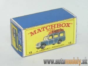Replika Box - Matchbox Regular Wheels - No.12 Safari Land Rover