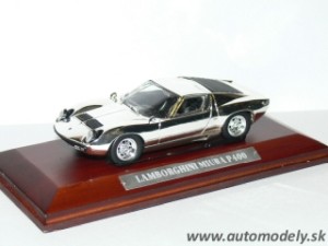 Lamborghini Miura P400 - 1:43 Silver-Cars Collection