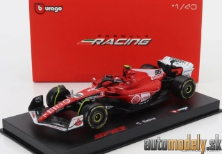 Bburago - FERRARI - F1 SF-23 TEAM SCUDERIA FERRARI N 55 LAS VEGAS USA GP 2023 CARLOS SAINZ - 1:43