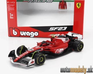 Bburago - FERRARI - F1 SF-23 TEAM SCUDERIA FERRARI N 55 LAS VEGAS USA GP 2023 CARLOS SAINZ - 1:43