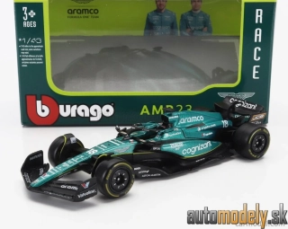 Bburago - ASTON MARTIN - F1 AMR23 TEAM ARAMCO COGNIZANT N 18 SEASON 2023 LANCE STROLL - 1:43