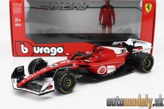 Bburago - FERRARI F1 SF-23 TEAM SCUDERIA FERRARI N 16 2nd LAS VEGAS USA GP 2023 CHARLES LECLERC - 1:18