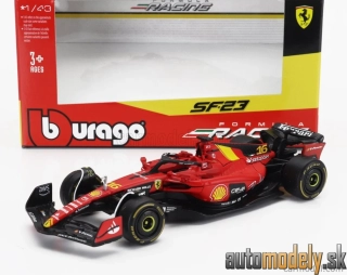 Bburago - FERRARI F1 SF-23 TEAM SCUDERIA FERRARI N 16 4th MONZA ITALY GP 2023 CHARLES LECLERC - 1:43