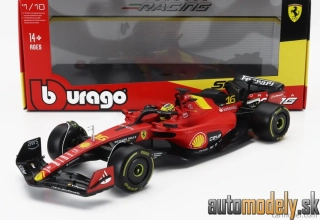 Bburago - FERRARI F1 SF-23 TEAM SCUDERIA FERRARI N 16 4th MONZA ITALY GP 2023 CHARLES LECLERC - 1:18