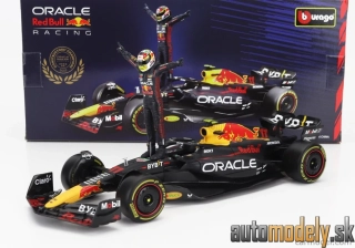 Bburago - RED BULL - F1 RB19 TEAM ORACLE RED BULL RACING N 11 SEASON 2023 SERGIO PEREZ - 1:24