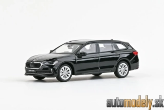 Abrex - Škoda Superb IV Combi (2023) Čierna Ebony Metalíza - 1:43