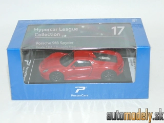 PosterCars - Porsche 918 Spyder Red - 1:64