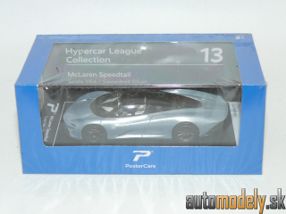 PosterCars - McLaren Speedtail Silver - 1:64