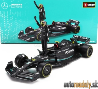 BURAGO - MERCEDES GP - F1 W14 TEAM MERCEDES-AMG PETRONAS FORMULA ONE N 44 SEASON 2023 LEWIS HAMILTON - 1:24