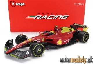 BURAGO - FERRARI - F1-75 SCUDERIA FERRARI N 55 4th MONZA GP ITALY 2022 CARLOS SAINZ - 1:24