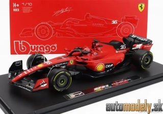 BURAGO - FERRARI - F1 SF-23 TEAM SCUDERIA FERRARI N 16 SEASON 2023 CHARLES LECLERC - 1:18