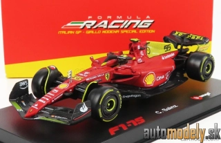BURAGO - FERRARI - F1-75 SCUDERIA FERRARI N 55 4th MONZA GP ITALY 2022 CARLOS SAINZ - 1:43