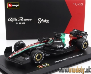 BURAGO - ALFA ROMEO - F1 C43 TEAM STAKE N 77 MONZA ITALY GP 2023 VALTTERI BOTTAS - 1:43