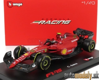 BURAGO - FERRARI - F1-75 SCUDERIA FERRARI N 55 SEASON 2022 CARLOS SAINZ - 1:43