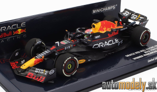 MINICHAMPS - RED BULL - F1 RB19 TEAM ORACLE RED BULL RACING N 1 WORLD CHAMPION WINNER HUNGARIAN GP 2023 MAX VERSTAPPEN - 1:43