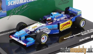 MINICHAMPS - BENETTON - F1 B195 TEAM MILD SEVEN RENAULT N 1 WORLD CHAMPION WINNER FRENCH GP 1995 MICHAEL SCHUMACHER - 1:43