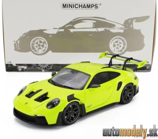 MINICHAMPS - PORSCHE - 911 992 GT3 RS COUPE 2024 - BLACK WHEELS - 1:18