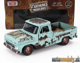 MOTOR-MAX - CHEVROLET - C-10 PICK-UP WEATHERED TREASURE 1966 - 1:24