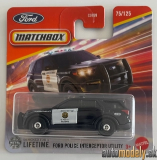 Matchbox - Ford Police Interceptor Ulility 75/125