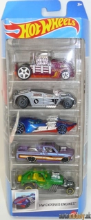 Hot Wheels - 5-pack HW Exposed Engines