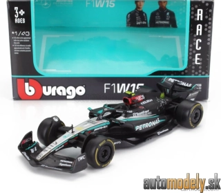 BURAGO - MERCEDES GP - F1 W15 EQ PERFORMANCE TEAM AMG PETRONAS MOTORSPORT N 44 SEASON 2024 LEWIS HAMILTON - 1:43