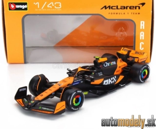 BURAGO - McLAREN - F1 MCL38 TEAM MCLAREN N 4 SEASON 2024 LANDO NORRIS - 1:43