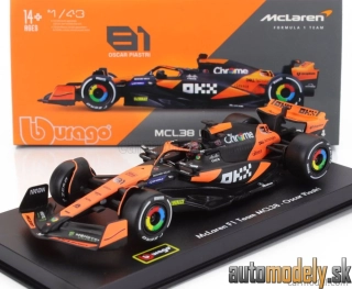 BURAGO - McLAREN - F1 MCL38 TEAM MCLAREN N 81 MIAMI GP 2024 OSCAR PIASTRI - 1:43