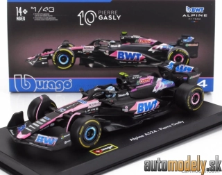 BURAGO - ALPINE - F1 A524 TEAM BWT ALPINE N 10 SEASON 2024 PIERRE GASLY - 1:43