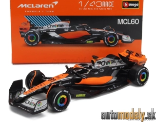 BURAGO - McLAREN - F1 MCL60 TEAM McLAREN N 81 4th BRITISH GP 2023 OSCAR PIASTRI - 1:43