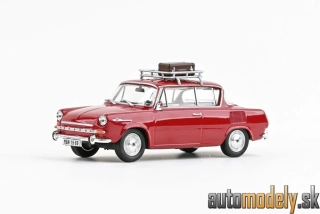 Abrex - Škoda 1100MBX (1969) červená rubínová - 1:43